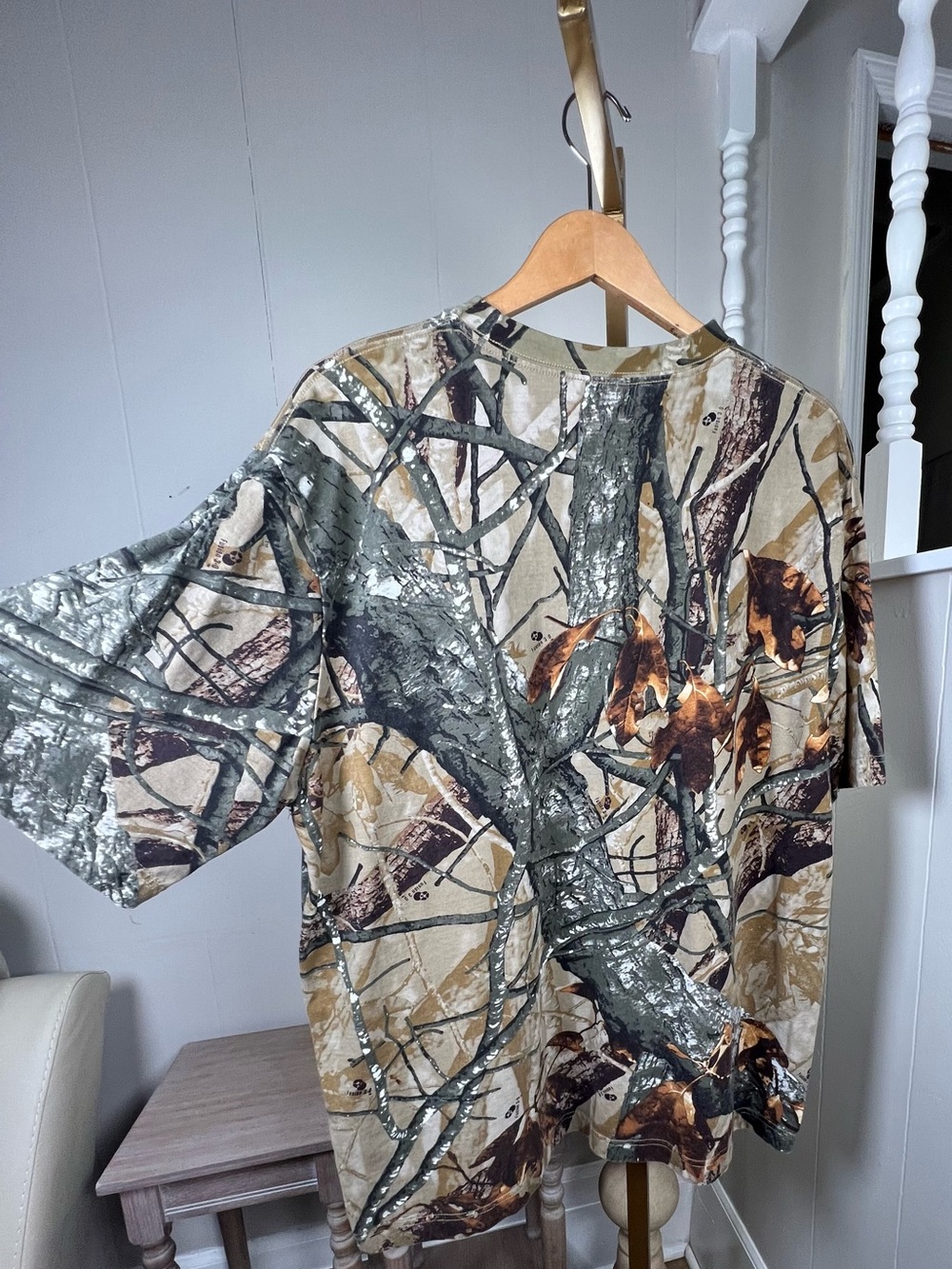 Men's Outfitters Ridge Size XL Camouflage Short-Sleeve Shirt - Tan/Khaki/Green